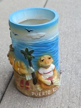 Puerto Rico Musical Frog Souvenir Holder